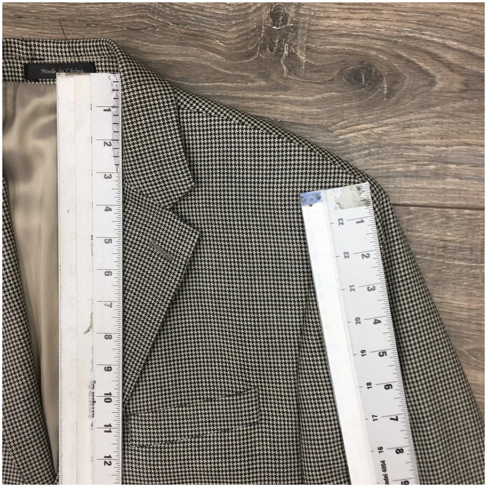 RALPH LAUREN Men Wool Silk Blazer Sport Coat Casual Jacket Size 40R Classic Suit